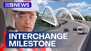 Sydney Gateway interchange reaches critical milestone | 9 News Australia