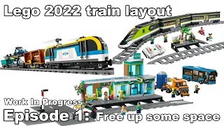 Lego train 2022 layout E01 free up space