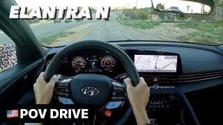 Elantra N ➽8-speed DCT POV test drive