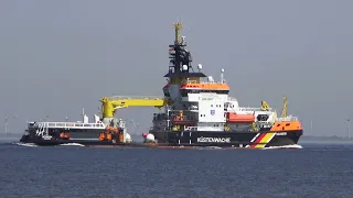 Weltschifffahrtsweg - Schiffsbewegungen Otterndorf - Cuxhaven