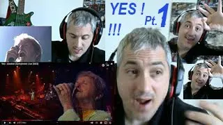 Yes Awaken (Live) reaction (Part 1) Punk Rock Head singer and bassist James Giacomo react to music!