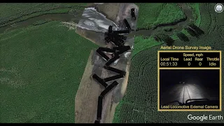 NTSB Animation of the Union Pacific Railroad Unit Ethanol Train Derailment near Graettinger, Iowa