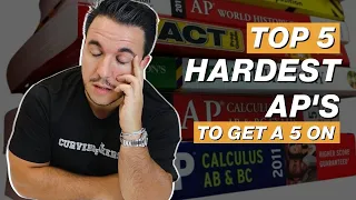 Top 5 EASIEST and HARDEST AP TESTS to score a 5 on!