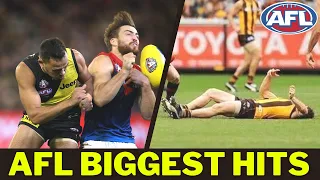 AFL Biggest Hits, Bumps and KO's of All Time!