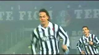 Goal di Inzaghi contro l'Olympiakos