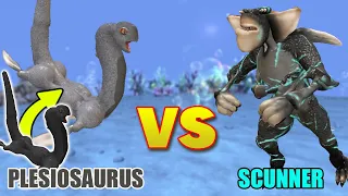 Plessiosaurus Vs Scunner | Dino Vs Titan [S3E4] | SPORE