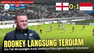 🛑SEMIFINAL PIALA DUNIA U12 - Indonesia VS Inggris - Timnas U12 BUNGKAM Anak Didik Wayne Rooney 1-0