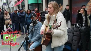 Zoe Clarke & Marcos's fun amazing Cover of Stand by Me Live from Grafton Street Dublin Ireland
