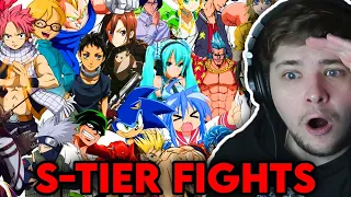 First Time Reacting to ANIME MOST INSANE FIGHT (Best Moments)