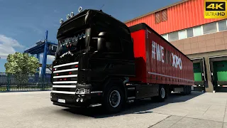 Scania V8 Open Pipe Sound | ProMods | ETS2 1.46 | Antwerp 🇧🇪 - Calais  🇫🇷