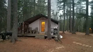 THE TENT. First spring trip of 2019. Minnesota fishing opener. Dad comes up. Melissa joins me.