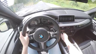 BMW X5 Plug-in Hybrid xDrive40e 313hp 2017 | POV Drive with GoPro