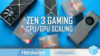 Ryzen 5 5600X vs. Ryzen 7 5800X vs. Ryzen 9 5900X & 5950X: GPU Scaling Benchmark