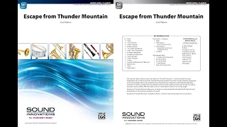 Escape from Thunder Mountain, by Scott Watson – Score & Sound