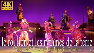 le roi lion et les rythmes de la terre disneyland paris 2023 4k