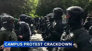 College protests crackdown