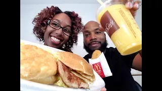 McDonald's MUKBANG | EATING SHOW | BREAKFAST