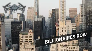 Billionaires row, Midtown New York Drone