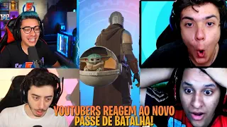 YOUTUBERS REAGEM AO NOVO PASSE DE BATALHA DO FORTNITE TEMPORADA 5!