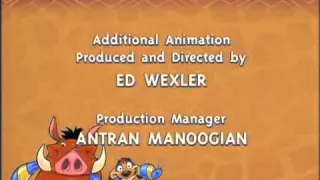 Timon & Pumbaa Credits Long Version