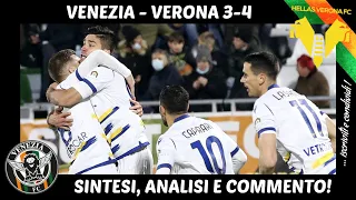 VENEZIA - VERONA 3-4: SINTESI, ANALISI E COMMENTO!