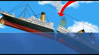 Sinking the Titanic and The Lusitania for the Second time | Floating Sandbox Gameplay