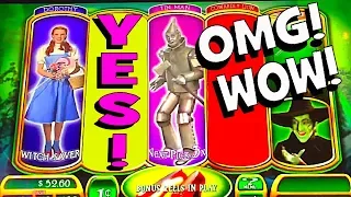 MASSIVE WIN!!! I CLEARED THE WITCH BONUS on 'RUBY SLIPPERS'! ★ MAX BET!! ★ BRENT SLOTS