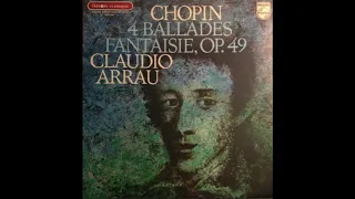 Chopin Fantaisie in F minor, Op. 49 - Claudio Arrau