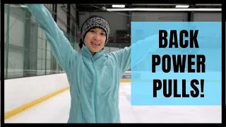 Backward Power Pulls Figure Skating