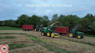 Oliver Conroy silage 2023 ~brand new John Deere 9500i