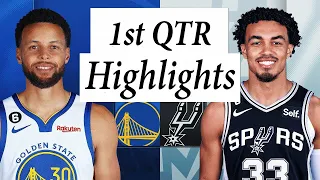 Golden State Warriors vs. San Antonio Spurs Full Highlights 1st QTR | Jan 13 | 2022-2023 NBA Season