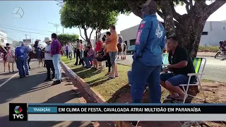 No aniversário de Paranaíba realiza cavalgada festiva