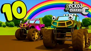 10 Muddy Trucks Song｜Gecko's Garage｜Songs & Nursery Rhymes｜Trucks For Kids｜Learning For Toddlers