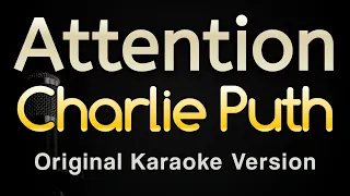 Attention - Charlie Puth (Karaoke Songs With Lyrics - Original Key)