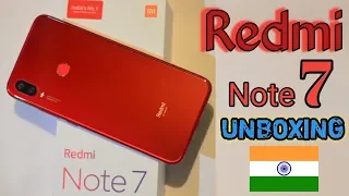 Redmi note 7 unboxing and first look, INDIAN unit🇮🇳