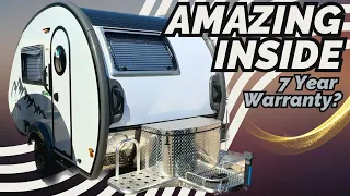 Teardrop Trailer that is built to IMPRESS with BEST warranty I've ever heard of! nuCamp Tab 320 S