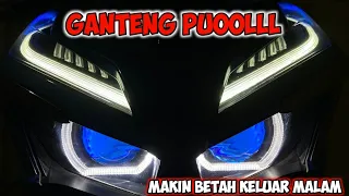 GANTENG PARAH 🔥 SI RIO PASANG LAMPU PROJIE BILED P50 VARIO NEW