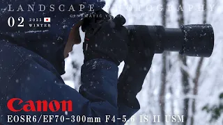 【EOSR6・EF70-300mm F4-5.6 IS II USM】RAW配布・作例 | 豪雪の風景写真