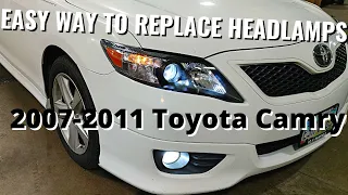 2007-2011 Toyota Camry Easy way to replace the Headlamp Housings Give your car an upgraded look! LED