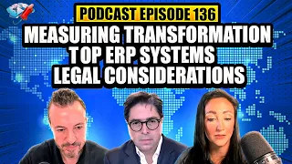 Podcast Ep136: Measuring Digital Transformation Progress, Top ERP Systems, Tech Legal Considerations