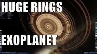 Unusual Exoplanet with GIGANTIC rings - J1407b in Space Engine