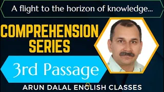 Comprehension 3rd Passage | Learn Comprehension | For CGL & SSC, CDS, AFCAT & NDA, Judiciary