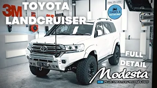 THE 4WD KING Toyota 200 Series Land Cruiser visited our studio for the most durable coating MODESTA💦