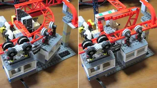 Lego Suspended Monorail Switch Rail Test