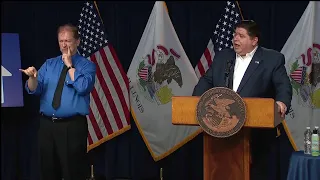 Coronavirus Illinois |  Gov. JB Pritzker gives COVID-19 update on new Illinois cases, deaths