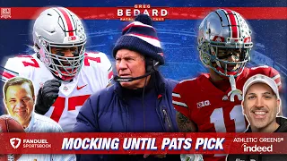 MOCKING the Draft Up to the Patriots Pick | Greg Bedard Patriots Podcast