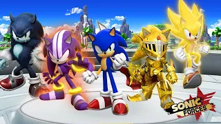 All Sonic Forms Gameplay | Sonic Forces: Speed Battle