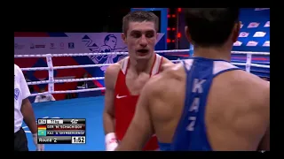 Aslanbek Shymbergenov (KAZ) vs  Magomed Schachidov (GER) AIBA World Boxing Championships 2021