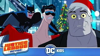 Justice League Action | The Bat Who Saved Christmas | @dckids