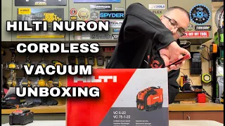 Hilti Nuron Cordless Vacuum UNBOXING!!!!